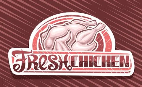 Vector logo for Fresh Chicken Stock Illustration
