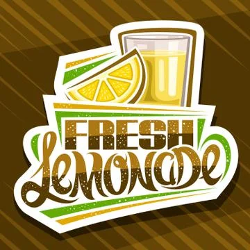 Vector logo for Fresh Lemonade Stock Illustration