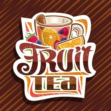 Vector logo for Fruit Tea Stock Illustration