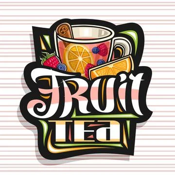 Vector logo for Fruit Tea Stock Illustration