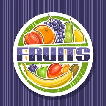 Vector logo for Fruits Stock Illustration