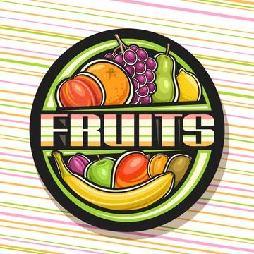 Vector logo for Fruits Stock Illustration