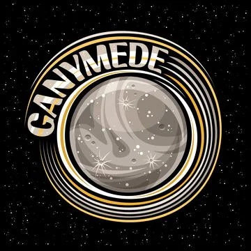 Vector logo for Ganymede Stock Illustration