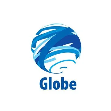 Vector logo globe Abstract globe logo. Vector illustration. Design element... Stock Photos