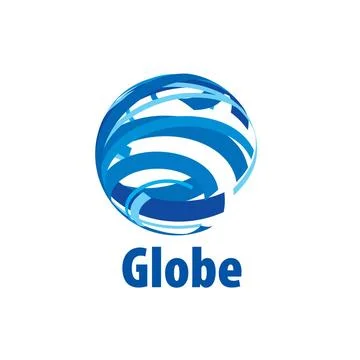 Vector logo globe Abstract globe logo. Vector illustration. Design element... Stock Photos