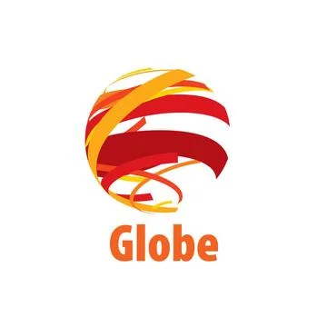 Vector logo globe Abstract globe logo. Vector illustration. Design element... Stock Photos