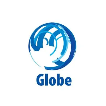 Vector logo globe Abstract globe logo. Vector illustration. Design element... Stock Photos
