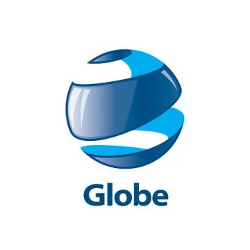 Vector logo globe Stock Illustration