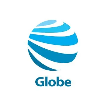 Vector logo globe Stock Illustration