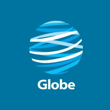 Vector logo globe Illustrazione stock