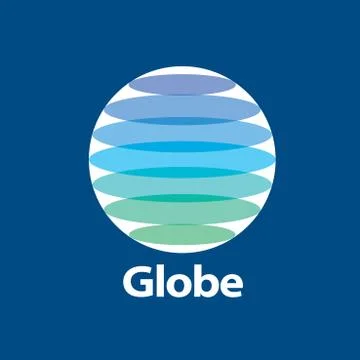 Vector logo globe Stock Illustration