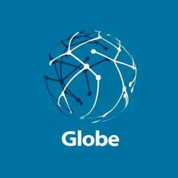 Vector logo globe Stock Illustration