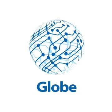 Vector logo globe Stock Illustration