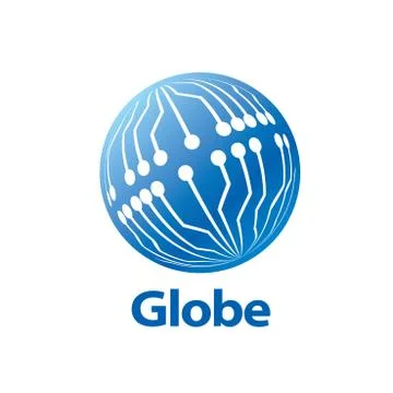 Vector logo globe Stock Illustration