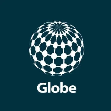 Vector logo globe 스톡 일러스트