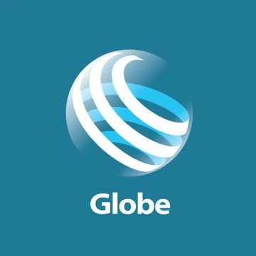 Vector logo globe Stock Illustration