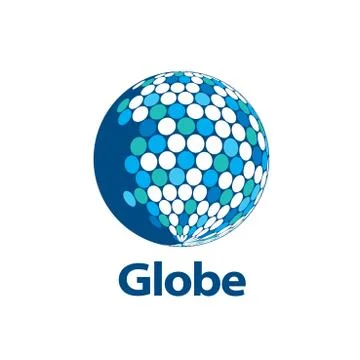 Vector logo globe 스톡 일러스트