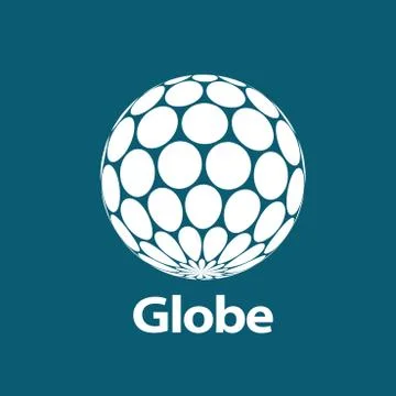 Vector logo globe Stock Illustration