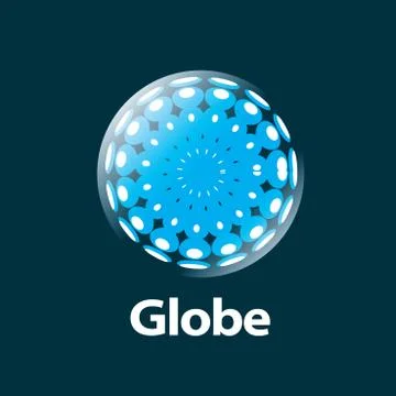 Vector logo globe 스톡 일러스트