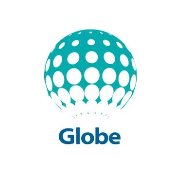 Vector logo globe Illustrazione stock