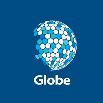 Vector logo globe Stock Illustration