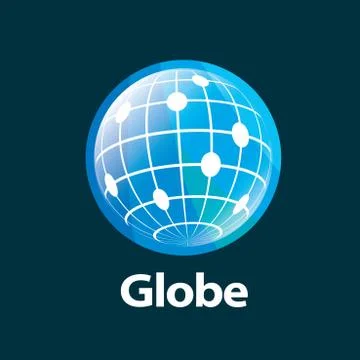 Vector logo globe Stock Illustration
