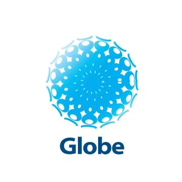 Vector logo globe 스톡 일러스트