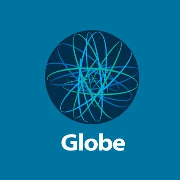 Vector logo globe Illustrazione stock