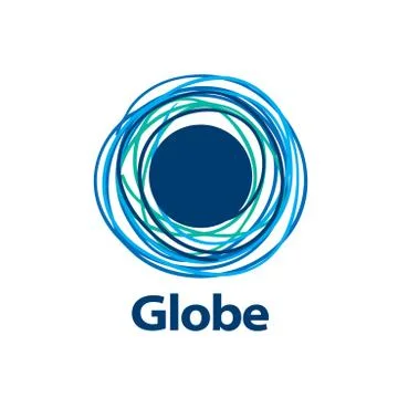 Vector logo globe Stock Illustration