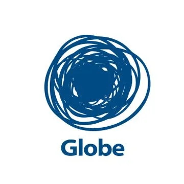 Vector logo globe Stock Illustration