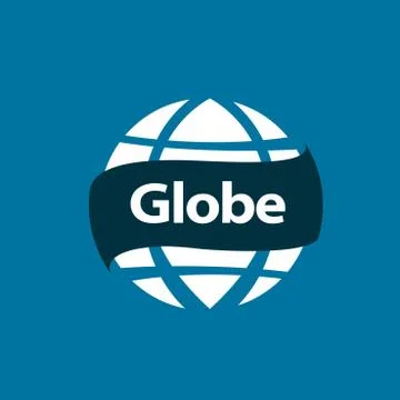 Vector logo globe Illustrazione stock