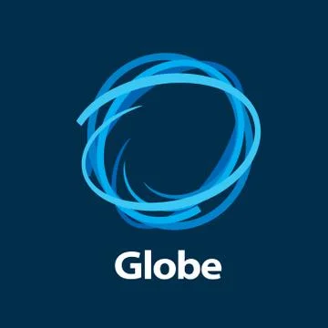 Vector logo globe Stock Illustration