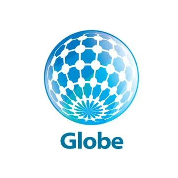 Vector logo globe Stock Illustration