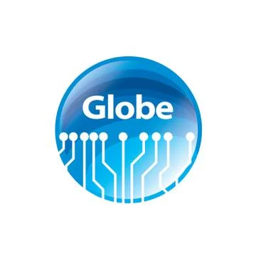 Vector logo globe Illustrazione stock