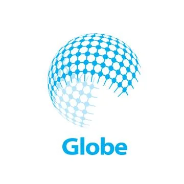 Vector logo globe Illustrazione stock