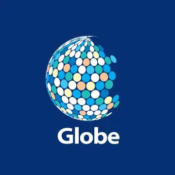 Vector logo globe Stock Illustration