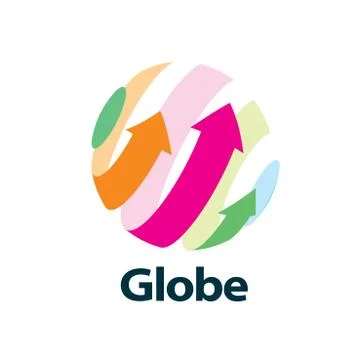 Vector logo globe Illustrazione stock