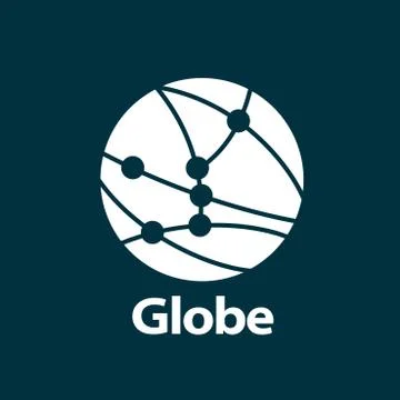 Vector logo globe 스톡 일러스트