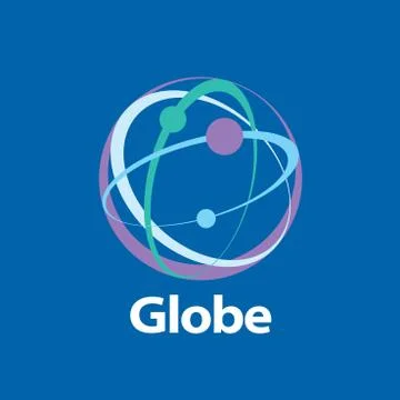 Vector logo globe Illustrazione stock