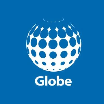 Vector logo globe Illustrazione stock