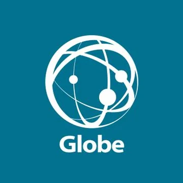 Vector logo globe Illustrazione stock