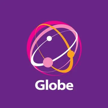 Vector logo globe Stock Illustration