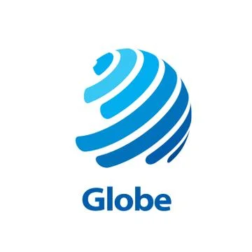 Vector logo globe Stock Illustration