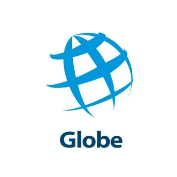 Vector logo globe Stock Illustration