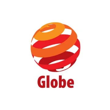 Vector logo globe Illustrazione stock