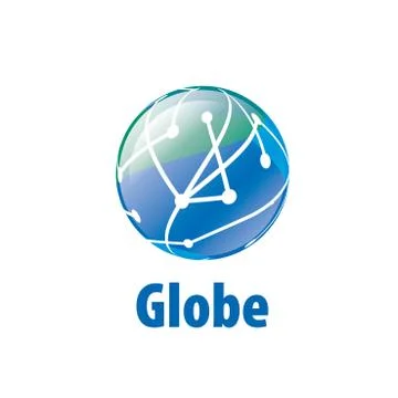 Vector logo globe Stock Illustration