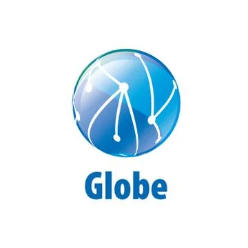 Vector logo globe Illustrazione stock