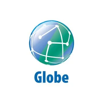 Vector logo globe Stock Illustration
