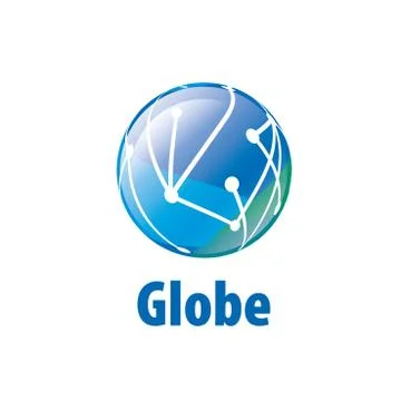 Vector logo globe Illustrazione stock