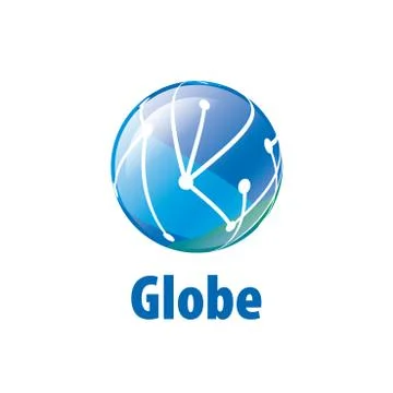Vector logo globe Illustrazione stock